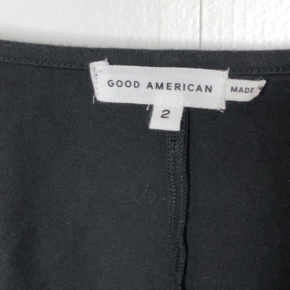 NWT Good American Womens Essential Biker Jumpsuit Size Medium Black Long Sleeve - Picture 9 of 10